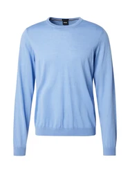 BOSS Pullover Leno hellblau