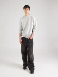 Levi's Sweatshirt AUTHENTIC CREW Logostickerei hellgrau