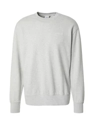 Levi's Sweatshirt AUTHENTIC CREW Logostickerei hellgrau