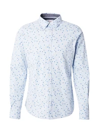 Hemd navy / pastellblau / wei
