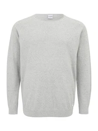 Plus Pullover 'JJEHILL' grau