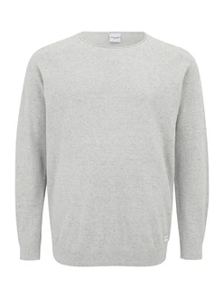 Jack & Jones Plus Pullover 'JJEHILL' grau Jack & Jones Plus Pullover 'JJEHILL' grau