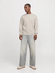 JACK & JONES Sweatshirt JJESTAR BASIC (4012) hellgrau