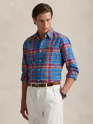 Polo Ralph Lauren Hemd azur / hellblau / lila / rot