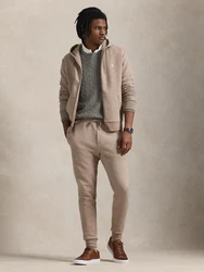 Polo Ralph Lauren Sweatjacke beigemeliert