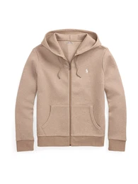 Sweatjacke beigemeliert