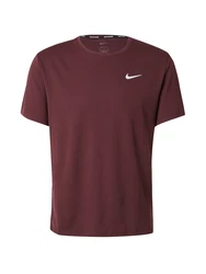 NIKE Sportshirt Miler Dunkelrot/Lila/Bordeaux/Dunkelrot/Lila/Bordeaux/Dunkelrot/Lila/Bordeaux/Dunkelrot/Lila/Bordeaux/Dunkelrot/Lila/Bordeaux