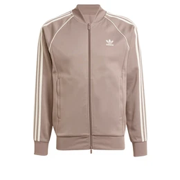 Sweatjacke 'Adicolor Classics SST' braun / wei