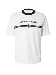 ARMANI EXCHANGE T-Shirt dunkelgrau/schwarz/offwhite