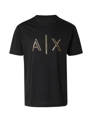 ARMANI EXCHANGE T-Shirt gold/schwarz