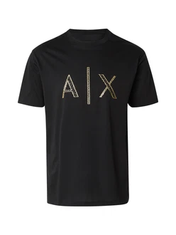 ARMANI EXCHANGE T-Shirt gold/schwarz ARMANI EXCHANGE T-Shirt gold/schwarz