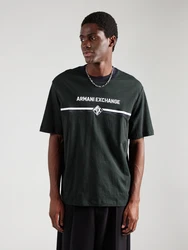 ARMANI EXCHANGE T-Shirt navy / tanne / weiß