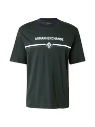 ARMANI EXCHANGE T-Shirt navy / tanne / weiß