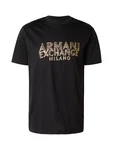 ARMANI EXCHANGE T-Shirt hellgelb/khaki/schwarz