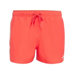 Sportbadeshorts orangerot / wei