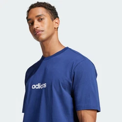 ADIDAS ORIGINALS T-Shirt 'Essentials' saphir / weiß