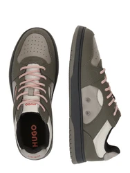 HUGO Sneaker Hadrian sepia / khaki / rot