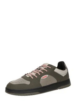HUGO Sneaker Hadrian sepia / khaki / rot HUGO Sneaker Hadrian sepia / khaki / rot