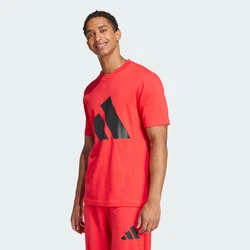 ADIDAS SPORTSWEAR Funktionsshirt ESSENTIALS feuerrot/schwarz