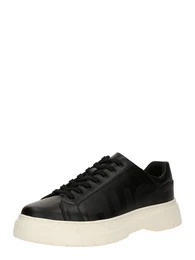 Sportlicher Schnrschuh 'Urian' schwarz / schwarzmeliert