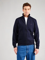 TOMMY HILFIGER Sweatjacke 'ESSENTIAL' navy