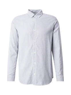 Jack & Jones Premium Hemd JPRBLALEWIS blau/weiß