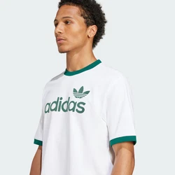 adidas Originals T-Shirt SIMPLE Grün/Weiß/Creme/Neonfarben