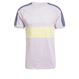 T-Shirt dunkelblau / pastellgelb / flieder