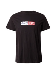 T-Shirt dunkelblau / blutrot / schwarz / wei