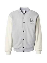 Jacke hellgrau / wei
