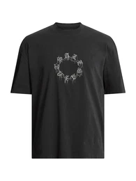 T-Shirt 'CRYPTIERRA' (GOTS) grau / schwarz