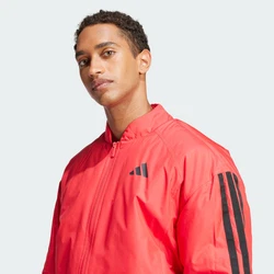 adidas Sportswear Funktionsjacke Essentials 3-Streifen rot/schwarz