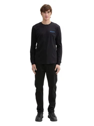 TOM TAILOR DENIM Shirt blau/schwarz