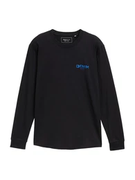 Shirt blau / schwarz
