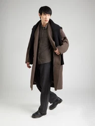 s.Oliver Langarmhemd braun / schwarz