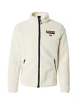 NAPAPIJRI Fleecejacke Tynik ecru/blutrot/schwarz