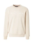 TOMMY HILFIGER Sweatshirt hellbeige/weiß