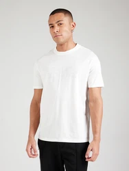ARMANI EXCHANGE T-Shirt silber/offwhite
