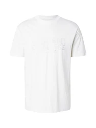 ARMANI EXCHANGE T-Shirt silber/offwhite