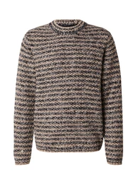 Pullover 'JPRCCMELVIN' beige / schwarz