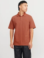 JACK & JONES Poloshirt rostbraun