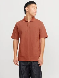 JACK & JONES Poloshirt rostbraun