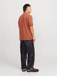 JACK & JONES Poloshirt rostbraun