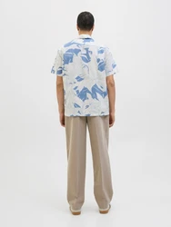 JACK & JONES Hemd 'JPRBLUBahamas' blau/weiß