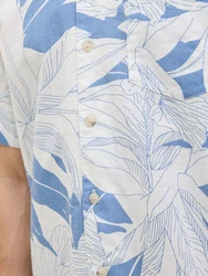 JACK & JONES Hemd 'JPRBLUBahamas' blau/weiß