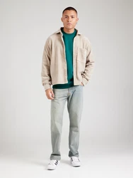 ABOUT YOU Sweatshirt 'Davin' braun/dunkelgrün