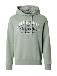 Sweatshirt marine / hellgrn / wei