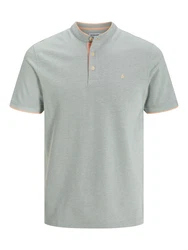 JACK & JONES T-Shirt JJEPAULOS hellgrn/apricot