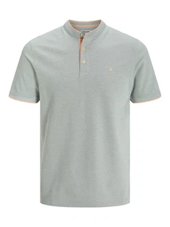 JACK & JONES T-Shirt JJEPAULOS hellgrn/apricot