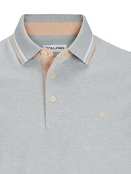 Jack & Jones Poloshirt JJEPAULOS POLO SS NOOS Hellgrau